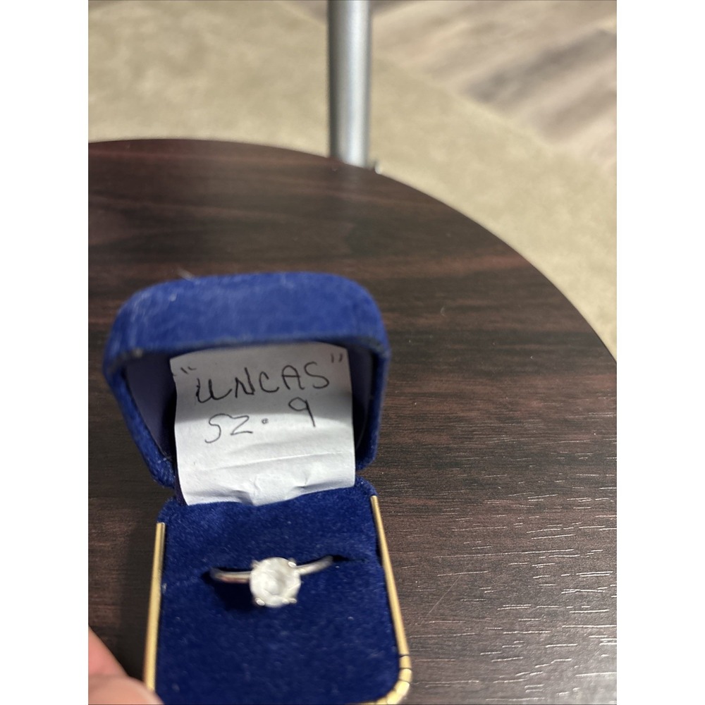 Vintage 1980s Uncas "The Vanderbilt Jewel" 1ct Solitaire Ring Size 9 with Box